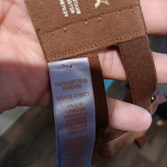 Savage X Fenty Rich Brown Bra - Picture 5 of 6